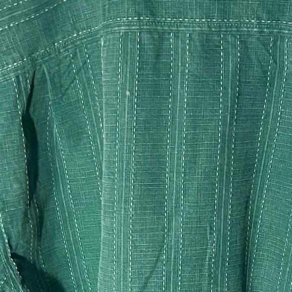 Tommy Bahama Bali Border Teal Floral Jacquard Short Sleeve Silk Button-Up Shirt - Picture 7 of 7